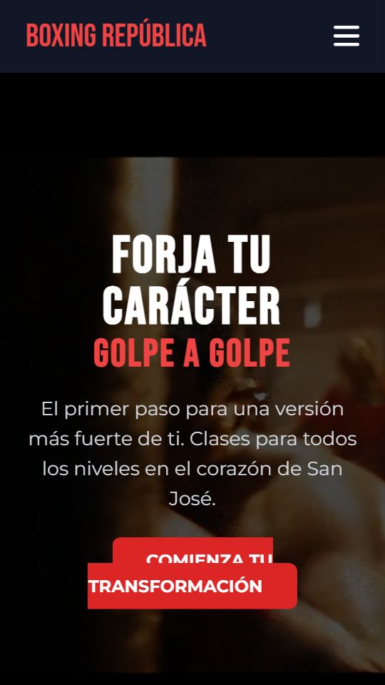 Sitio web de Boxing República